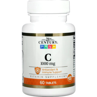 21ST Century Vitamin C 1000MG 60 Tablets - 740985280133 image