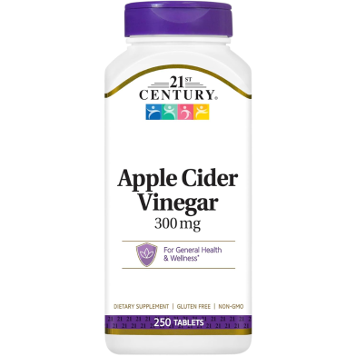 21st Century Apple Cider Vinegar 300 mg 250 Tablets image