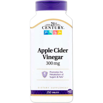 21st Century Apple Cider Vinegar 300mg 250 tablets image