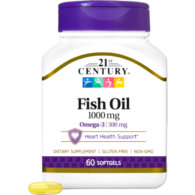 21st Century Fish Oil 1000Mg 60 Softgels image