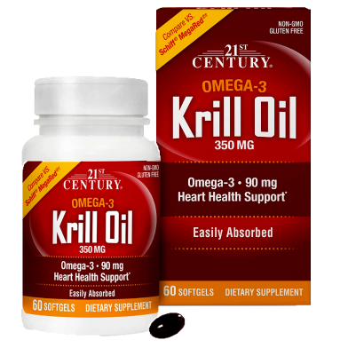 21st Century Health Care Krill Oil 300 mg - 60 Softgels image