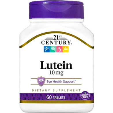 21st Century Lutein 10mg – 60 Tablets image