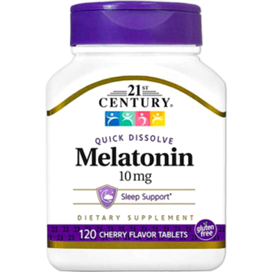 21st Century Melatonin Quick Dissolve 10 mg – 110 Tablets image
