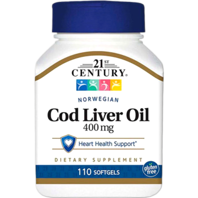21st Century Norwegian Cod Liver Oil – 110 Softgels image