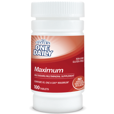 21st Century One Daily Maximum 100 Tablets image