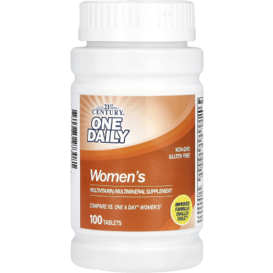 21st Century One Daily Women's Tablets 100 Count -524561089 image