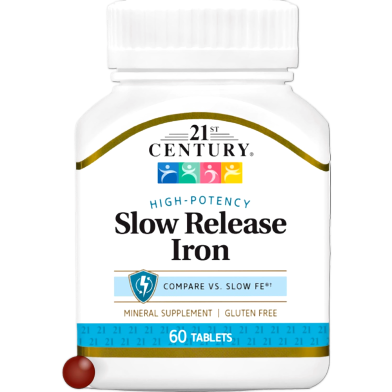 21st Century Slow Release Iron 60 Tablets image