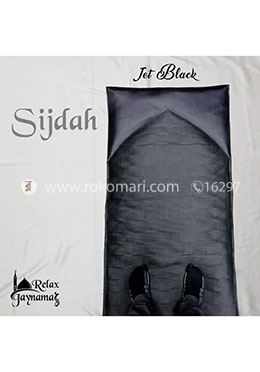 Relax Sijdah Foam Padded Jaynamaz - জায়নামাজ Jet Black Color image