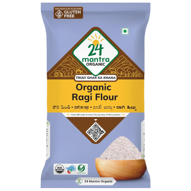24 Mantra Organic Ragi Flour 500gm image