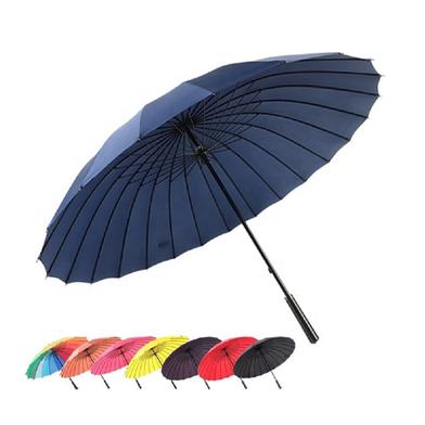 24 Ribs Oversized Golf Umbrella with Wooden Handle Any Color image