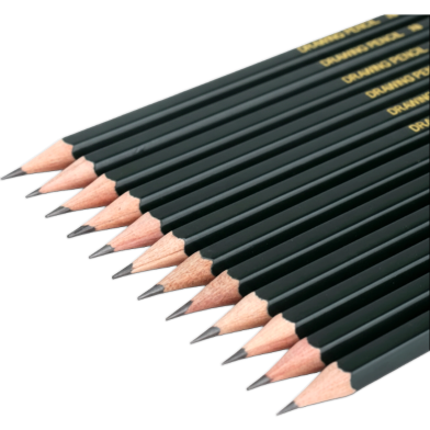2B Pencil For Drawing And Writing 12pcs image