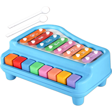 2-in-1 Piano Xylophone – 8 Keys | Colorful Musical Toy for Babies image