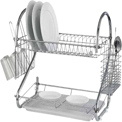 2 Layer Dish Drainer Rack image
