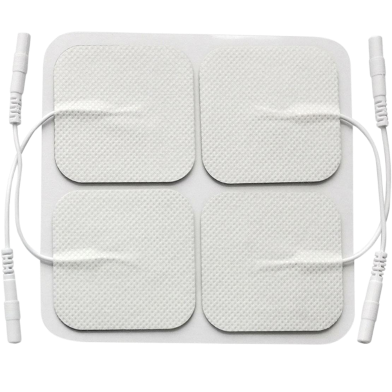 2 Pair 5x5cm Electrode Pads For Electric Tens Acupuncture Digital Therapy Machine For Slimming Electric Body Massager Frequency image