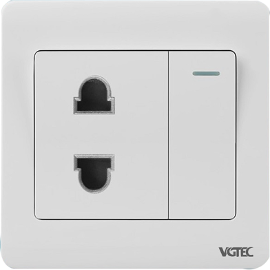 VGTEC 2 Pin Socket with Switch (Regular Series) image