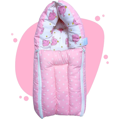 2 in 1 Baby Blanket with Sleeping Bag –Soft, Washable and Travel Friendly (Multicolor) image