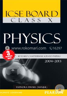 ICSE SOLVED PAPERS CLASS X PHYSICS