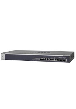 8-Port ProSafe 10G-Copper plus 2 SFPplus (Shared) Smart Managed Pro Switch (XS708T) image