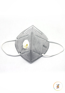 Mouth Mask PM2.5 Anti Dust Pollution (Ash Color) image