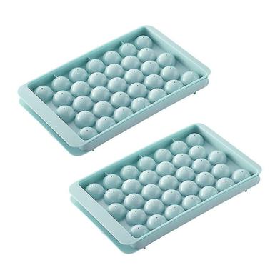 33-Cavity Round Ice Ball Maker Tray – Durable Silicone Ice Cube Mold for Perfect Ice Spheres Slide 3