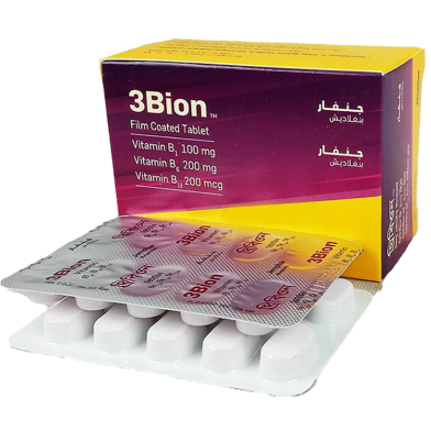 3Bion 100 mg Plus 200 mg Plus 200 mcg Tablet image