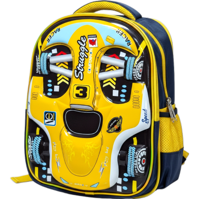 3D Car Hard Shell School Bag image