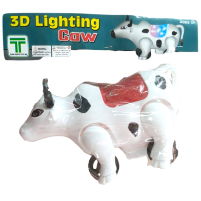 3D Lighting Cow Toy Dash 1Pcs image