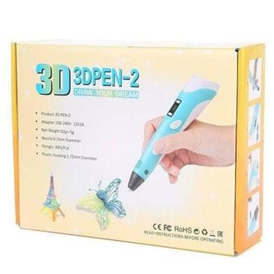 3D Painting Pen Supplies Crafting Doodle Drawing Arts Printer PLA/ABS Filaments Kid Gift Pink 1Pc Slide 3