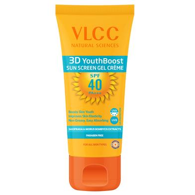 Vlcc 3D Youth Boost SPF40 Sunscreen Gel Creme 50gm image