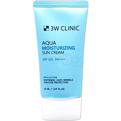 3W Clinic Aqua Moisturizing Sunscreen SPF 50 Plus PA Plus Plus Plus Plus 60 ml image
