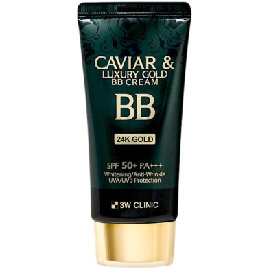 3W Clinic Caviar And Luxury Gold BB Cream SPF50 Plus PA Triple Plus 50ml image