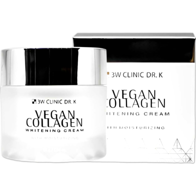 3W Clinic DR.K Vegan Collagen Whitening Cream 55gm image