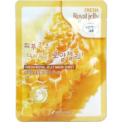 3W Clinic Fresh Royal Jelly Mask Sheet 23g image