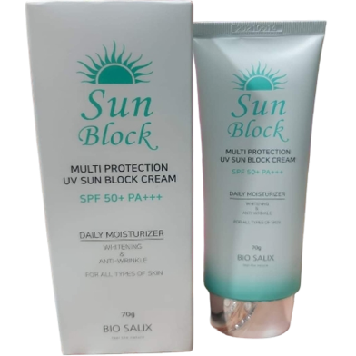 3w Clinic 𝖡𝗂𝗈 𝖲𝖺𝗅𝗂𝗑 𝖬𝗎𝗅𝗍𝗂 𝖯𝗋𝗈𝗍𝖾𝖼𝗍𝗂𝗈𝗇 𝖴𝖵 𝖲𝗎𝗇 𝖡𝗅𝗈𝖼𝗄 𝖢𝗋𝖾𝖺𝗆 70𝗀 image