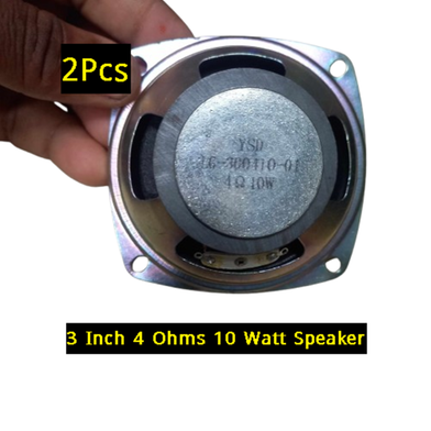3 Inches Ultra Sound Multimedia Single Magnet 3 Inch 4 Ohm 10W Audio Speaker 2Pcs Slide 2