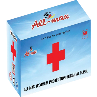 3 Layer Surgical Face Mask - Premium Quality - 50pcs Box image