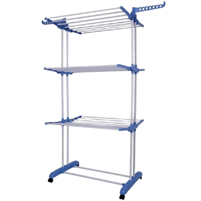 3 Leyer Tier Foldable Drying Rack Cloth Laundry Hanger image