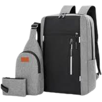 3 Pics Bag Combo Pack(Ash) image