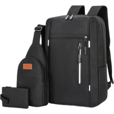 3 Pics Bag Combo Pack(Black) image