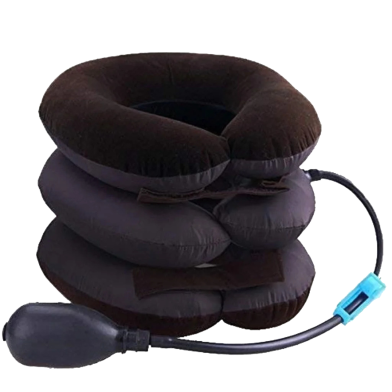 3 Tier Inflatable Neck Pillow Air Bag – Cervical Spine Support, Pain Relief image