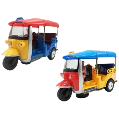 3 Wheel Musical Electric Tricycle Auto Rickshaw Toys (cng_bo_4289b_ran) image