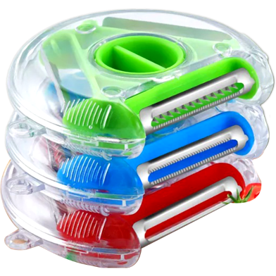 3 in 1 Magic Trio Peeler Set – Multi-Blade Vegetable Peeler, Zester image