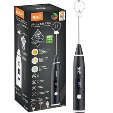 3 in 1 Mini Electric Egg Beater Whisk Milk Frother With Three Gears Adjustable Speed, Automatic Cake Cream Mixer Baking Tool image