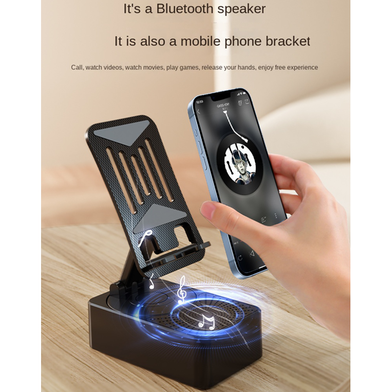 3-in-1 Power Bank with Bluetooth Speaker and Rotating Phone Stand Slide 5