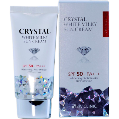 3w Clinic Crystal White Milky Sun Cream Spf50 50 ml image
