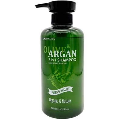 3w Clinic Olive Argan 2 In 1 Shampoo 500ml image