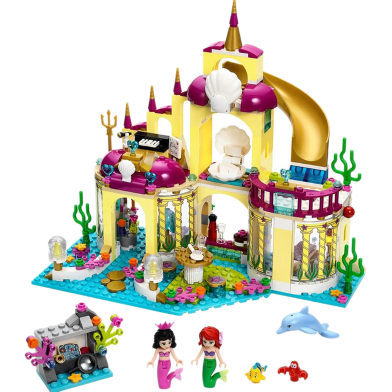 402pcs Princess Undersea Palace Girl Friends 2 Figures Building Blocks -132248653 image
