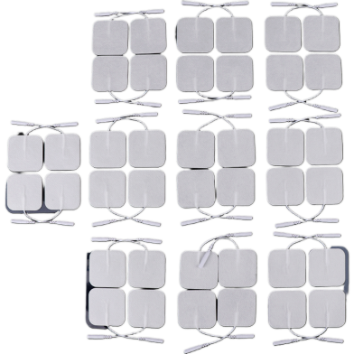 40 Replacement Tens Electrode Pads 2x2 Muscle Stimulator Bulk image