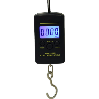 40kg X 10g Mini Digital Scale For Fishing Luggage Travel Weighting Steelyard Portable Electronic Hanging Hook Scale image