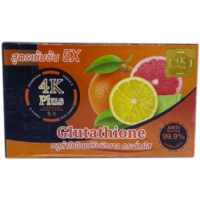 4K Plus 5X Glutathione And Vitamin C And E Soap 100gm image